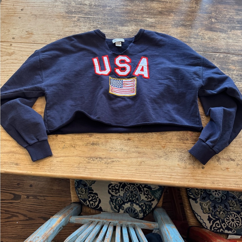 USA Lacrosse vintage size Large ASH CITY (see measurements)